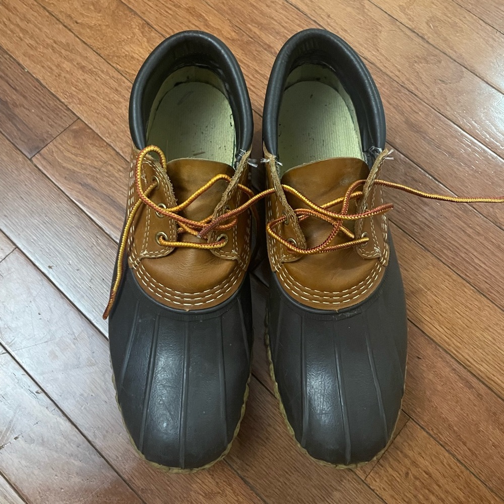 LL Bean Men’s Duck Duck Boots, Gumshoes with Thinsulate Size 9
